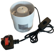 Load image into Gallery viewer, Smell Away® Vortex 100mm Inline Fan With Switch Alternate Image

