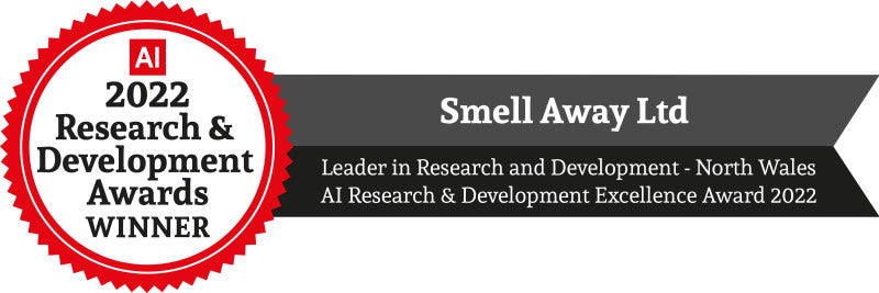 Smell Away Ltd - AI 2022 Research & Development Awards Winner, "Leader in Research & Development - North Wales".